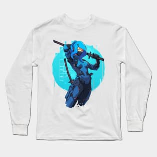 Anime Ninja Girl Long Sleeve T-Shirt